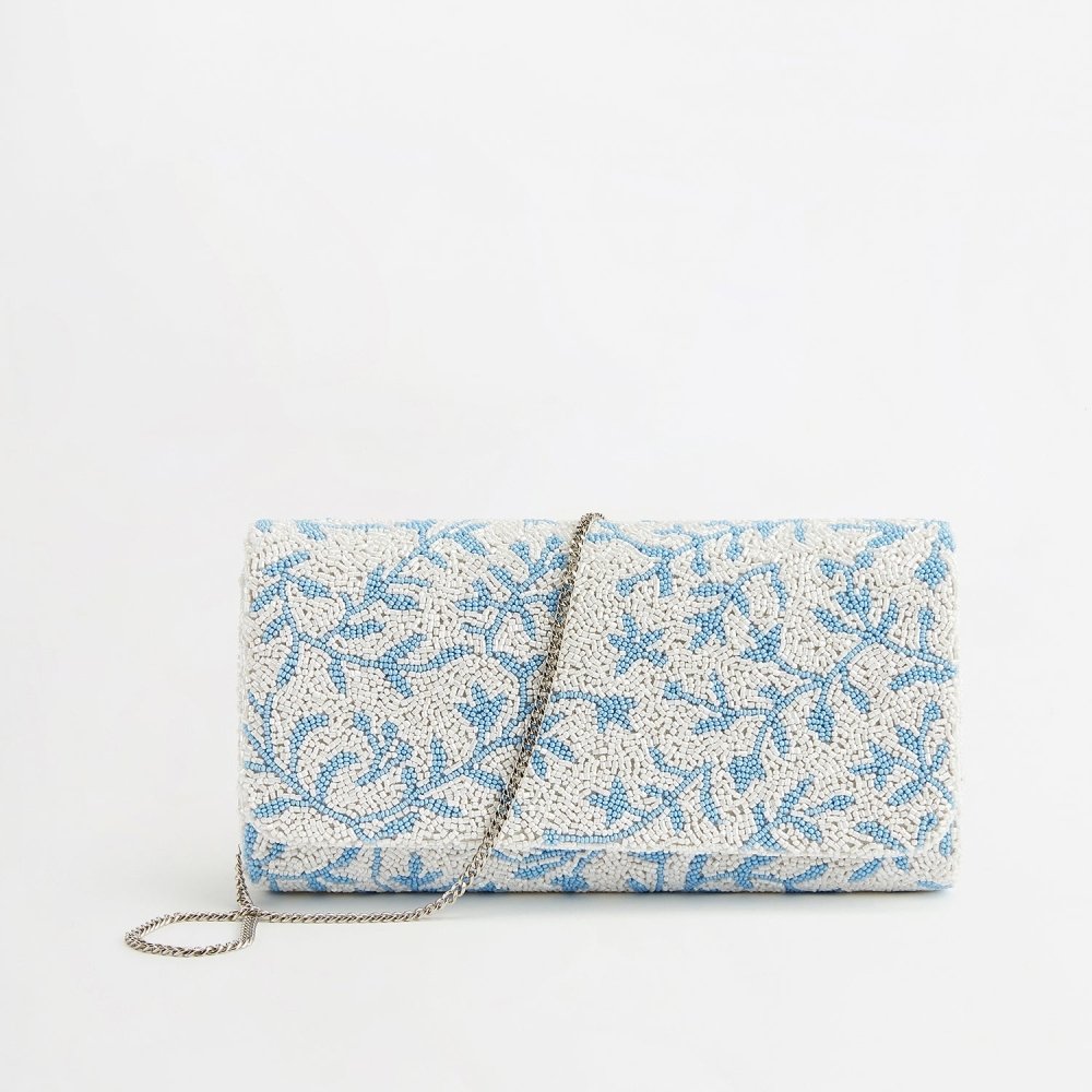 Coastal Beaded Clutch for Effortless Style_