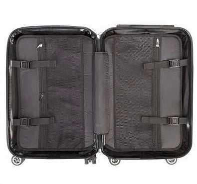 The Junior Maverick Luggage in Biscuit with Sailor Stripe_bags