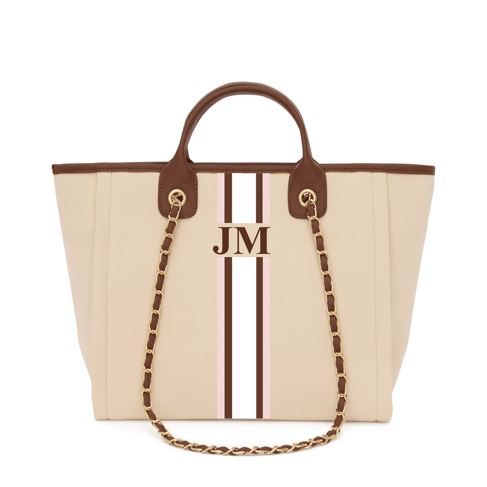 CANVAS BAG LILIES 03_CREAM main image 1