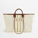 The Lily Canvas Tote - Cream - Jumbo