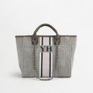 The Lily Canvas Tote - French Grey - Medium