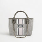 The Lily Canvas Tote - French Grey - Mini