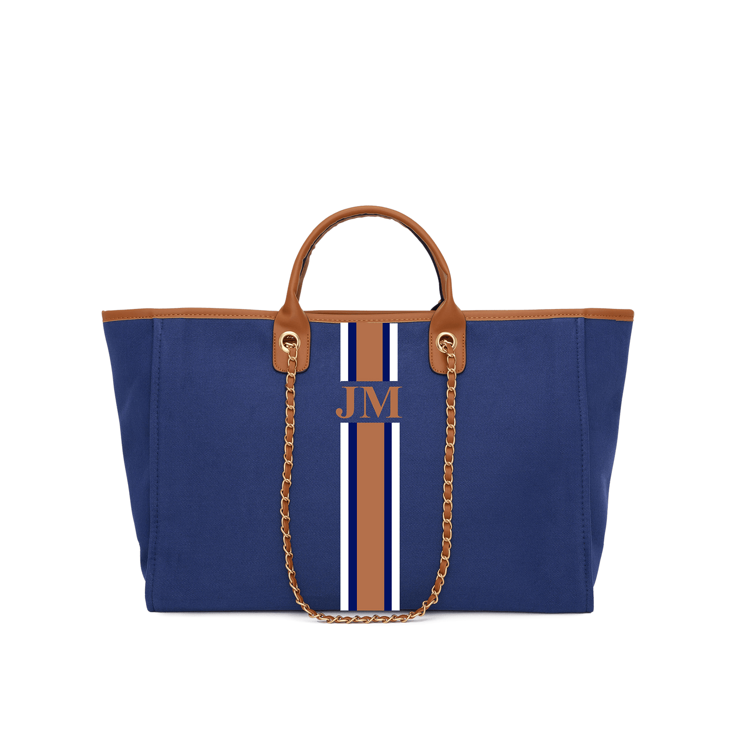 The Lily Canvas Tote - Midnight Navy - Medium