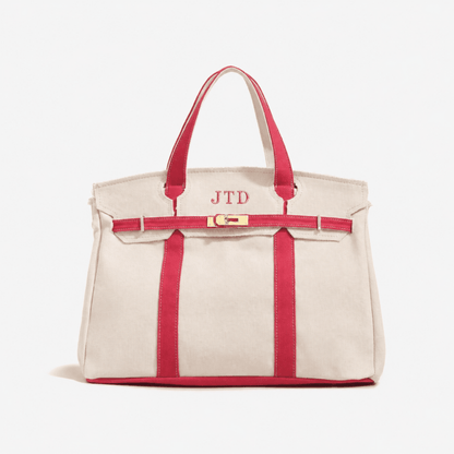 The Not Hettie Bag canvas tote - Red_
