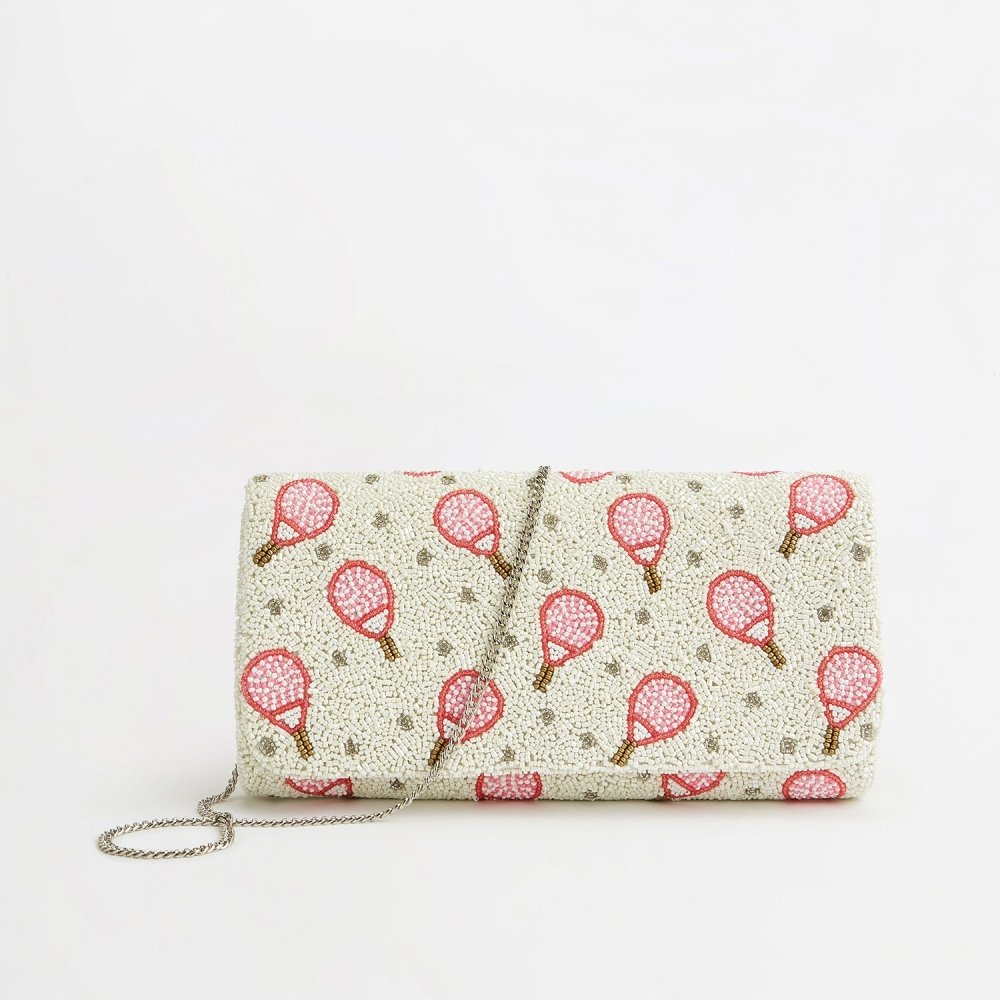 The Padel Beaded Clutch Bag_