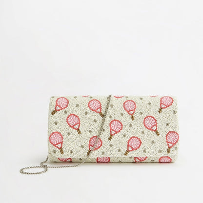 The Padel Beaded Clutch Bag_