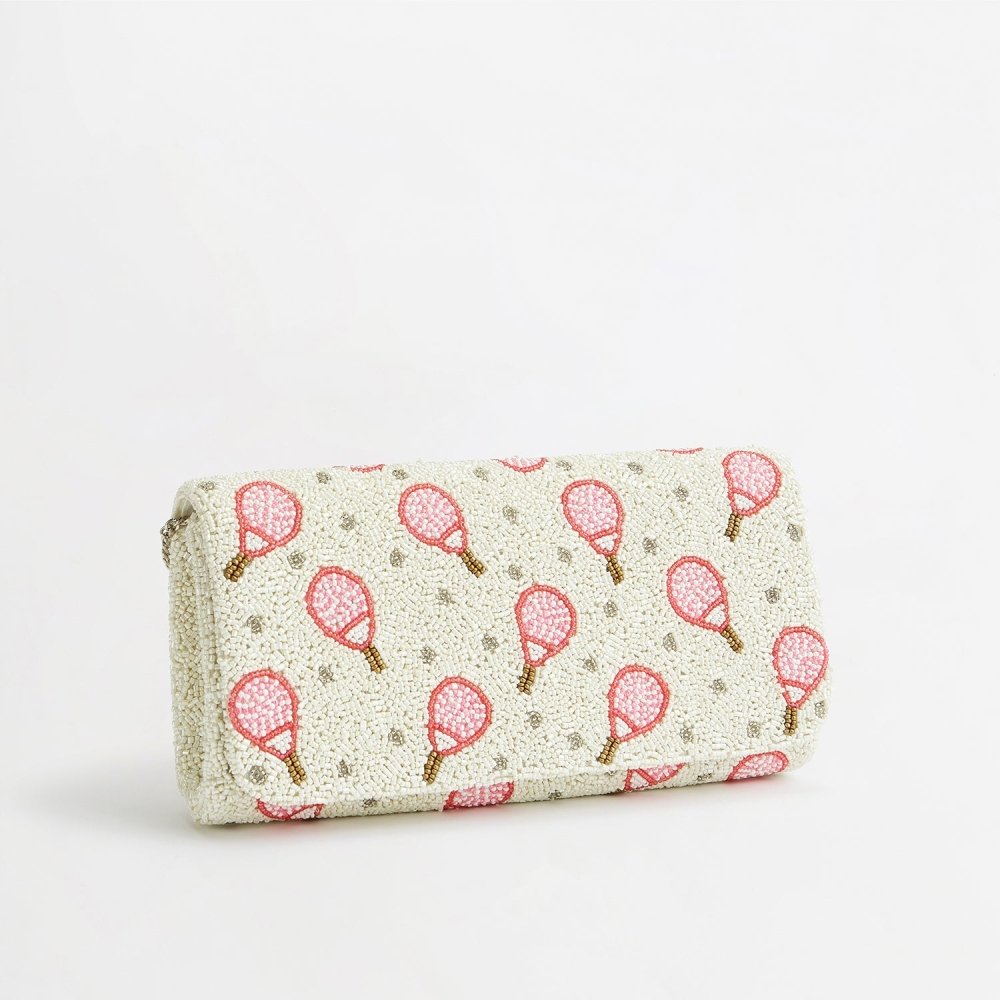The Padel Beaded Clutch Bag_