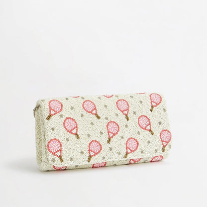 The Padel Beaded Clutch Bag_