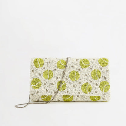 The Tennis Beaded Clutch Bag_