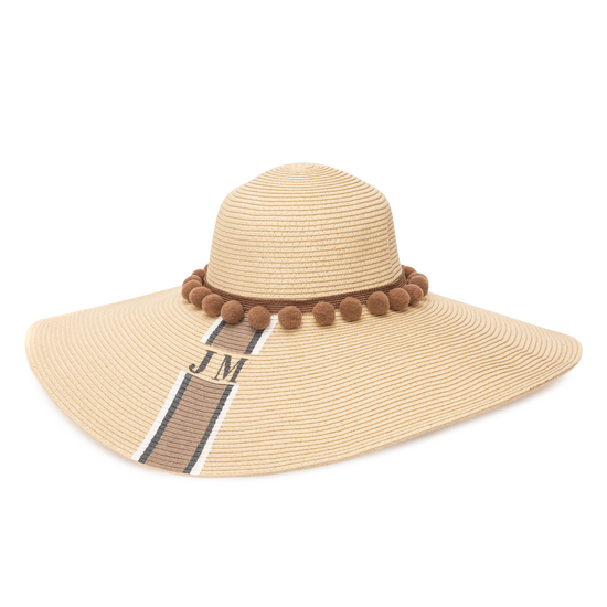 Floppy hats with initials on sale