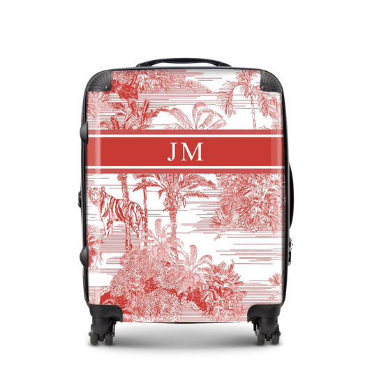 Lily & Bean personalised Isabella Luggage Red