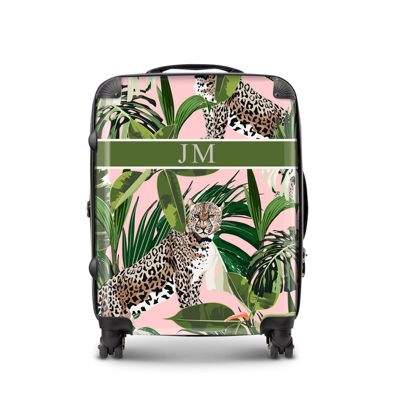 Lily & Bean personalised Leopard Jungle Luggage