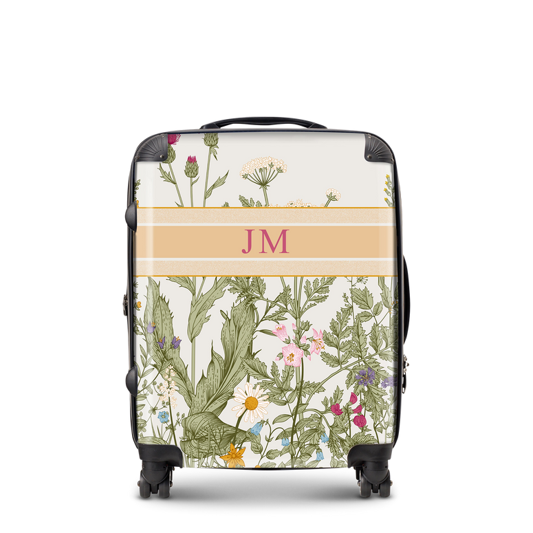 Lily & Bean personalised Isabella Spring Meadow Luggage