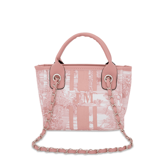 Lily & Bean Mini Pink Tropical Stripe Bag