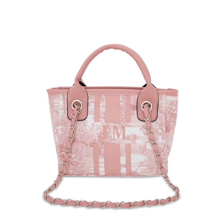 Lily & Bean Mini Pink Tropical Stripe Bag