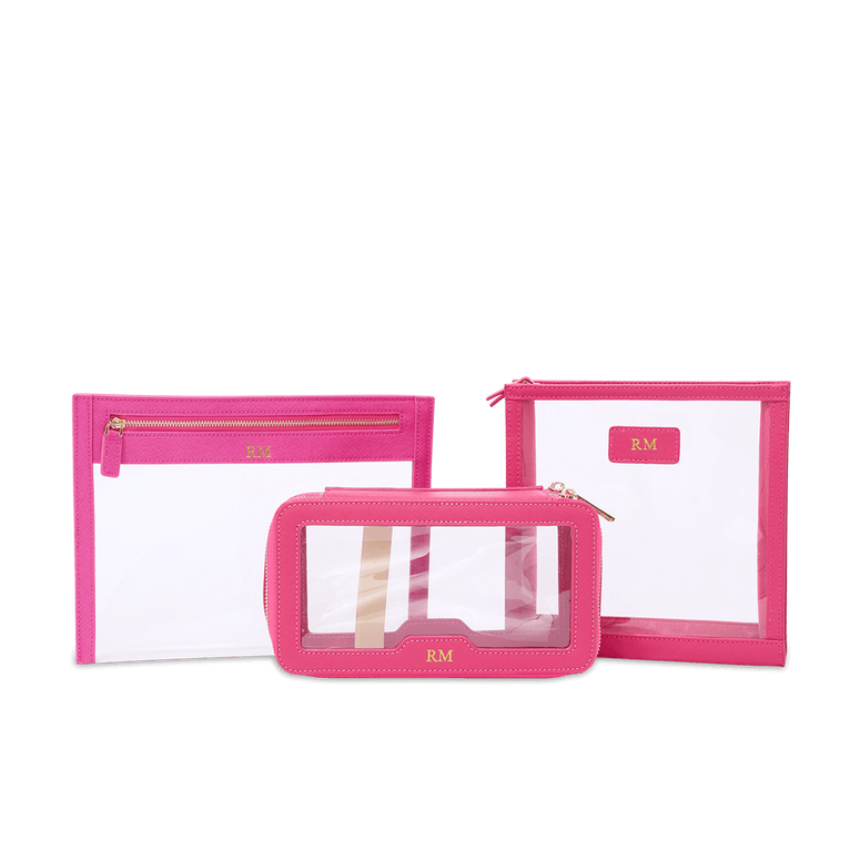Lily & Bean Transparent Ultimate Travel Set Pink