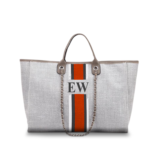 The Lily Weekender Jumbo Bag - French Grey Design Your Own