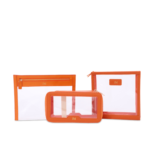 Lily & Bean Transparent Ultimate Travel Set Orange