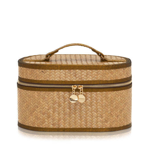 Lily & Bean Design your Own Cosmetic Straw Vanity Case