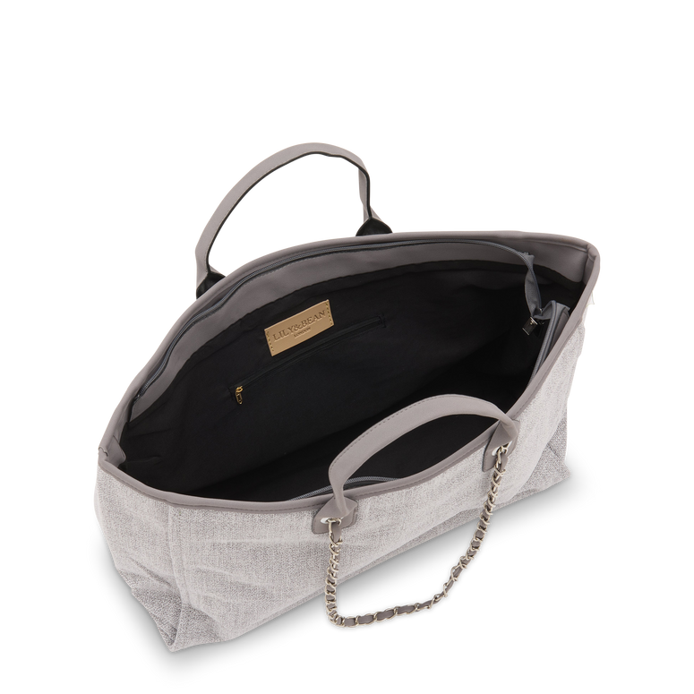 The Lily Weekender Jumbo Bag - French Grey Design Your Own