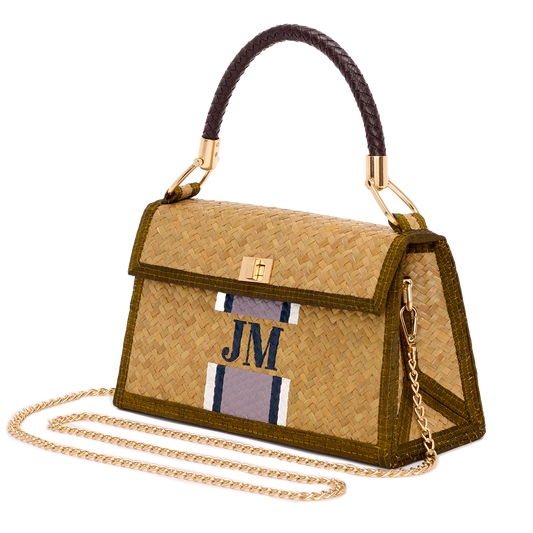 Lily & Bean Delicate Chain Straw Shopper Mini Version