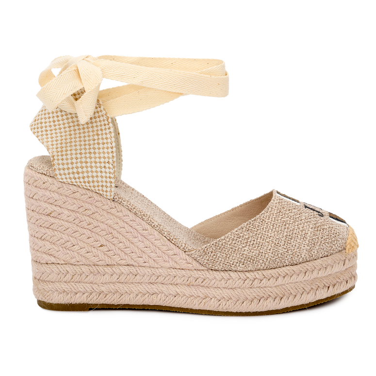 Lily and Bean Soft Fawn Wedge Espadrilles