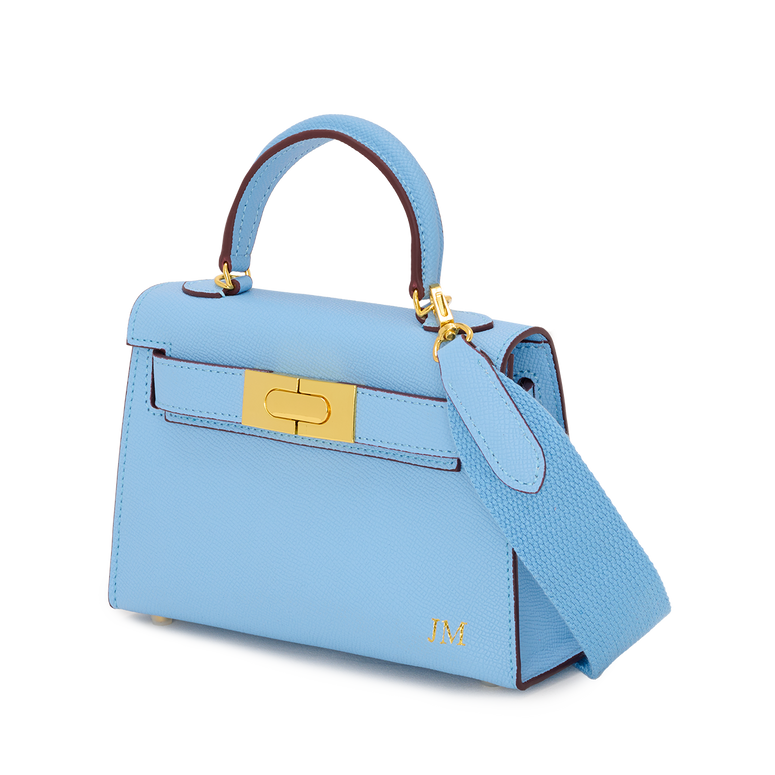 Lily and Bean Evie Leather Bag Glacier Blue