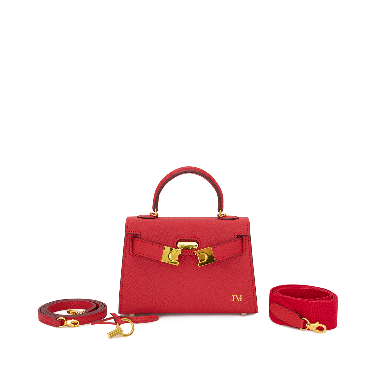 Lily and Bean Evie Leather Bag Red