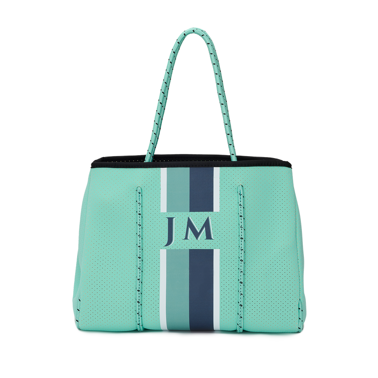 Sea Blue Neoprene Beach Bag