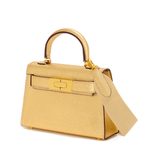 Lily and Bean Limited Edt Evie Leather Bag Gold