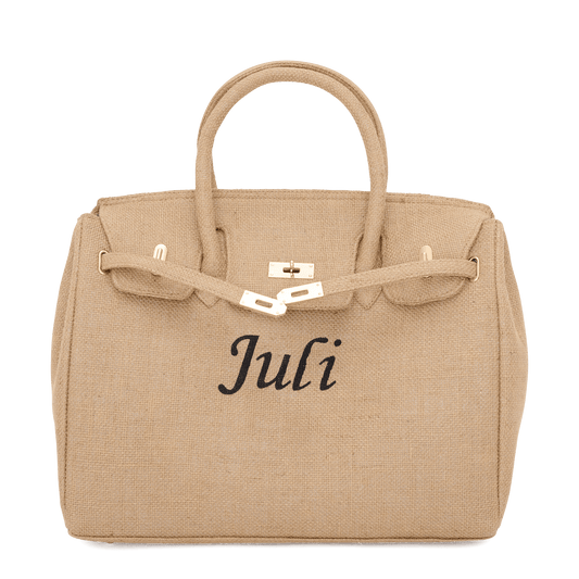 Lily & Bean Amelia Shopping Tote Script Font