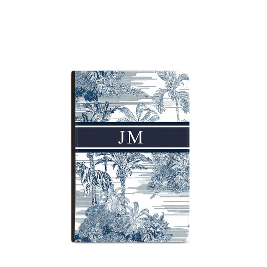 Lily & Bean Personalised Indian Blue Passport Cover