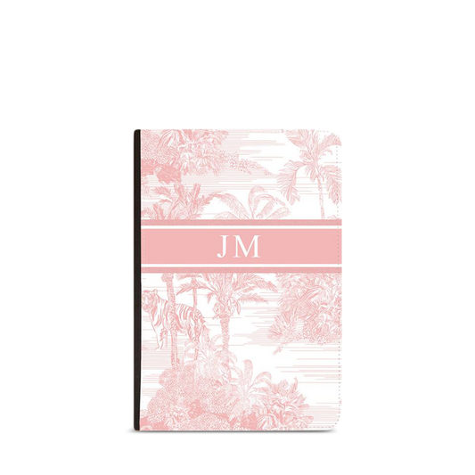 Lily & Bean Personalised Indian Pink Passport Cover