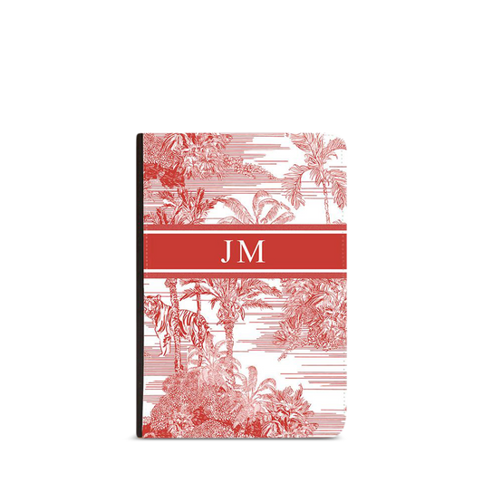 Lily & Bean Personalised Indian Red Passport Cover