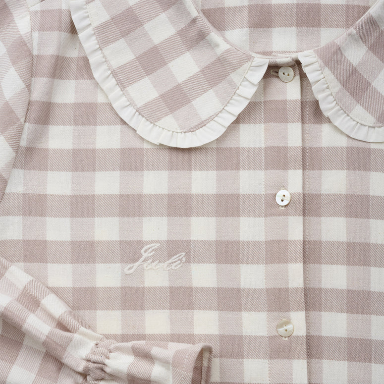 Lily and Bean  Sleep Tight Brushed Cotton Gingham Pyjama